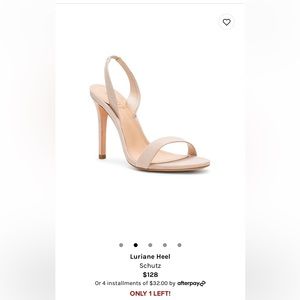 Schutz Luriane Heel in color Bellini